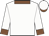 White, russet collar and cuffs, white cap, russet peak
