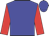 Blue, red sleeves