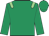 Emerald green, light green epaulets