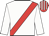 White, red sash, red and white striped cap