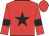 Red, black star and armlets