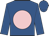 Royal blue, pink disc