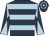 Dark blue, light blue hoops, diabolo on sleeves