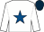 White, royal blue star, dark blue cap