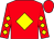 Red, yellow diamond, yellow diamonds on sleeves
