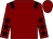 Maroon, black epaulettes, black stars on sleeves, maroon cap