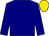 Navy blue, gold cap