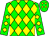 green and yellow diamonds