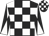 Black and white check, diabolo on sleeves