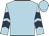 Light blue, dark blue chevrons on sleeves, light blue cap