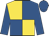 Royal blue & gold quartered, royal blue sleeves, royal blue cap
