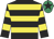 Black & yellow hoops, emerald green cap, black star