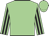 Light green, light green & black striped sleeves, light green cap