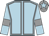 Light blue, grey seams, grey armlet, grey cap, light blue star