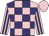 Pink & purple check, striped sleeves, pink cap