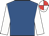 Royal blue, white sleeves, red & white quartered cap