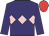 Purple, pink triple diamond, red cap