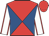 Royal blue & red diabolo, white sleeves, red seams, red cap