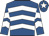 Royal blue & white chevrons, royal blue cap, white star