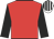 Red, black sleeves, white & black striped cap