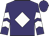 Purple, white diamond, white chevrons on sleeves, purple cap