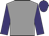 Grey, purple sleeves & cap