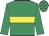 Emerald green, yellow hoop and stars on cap