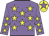 Mauve, yellow stars, yellow cap, mauve star