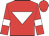 Red, white inverted triangle and armlets