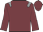 Garnet body, grey epaulettes, garnet arms, garnet cap