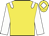 Yellow body, white epaulettes, white arms, yellow cap, white diamond