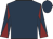 dark Blue, Maroon diabolo sleeves, dark Blue cap