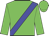 green, blue sash