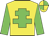 Yellow, Green cross of Lorraine and sleeves, Quartered cap