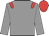grey, red epaulettes, red cap