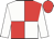 White and red quartered, White sleeves, Red cap