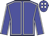 blue, white seams, white spots on cap