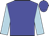 Blue, light blue sleeves, blue cap