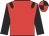 Red, black epaulets and sleeves, quartered cap