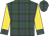 tartan, gold sleeves, tartan cuffs and cap