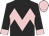 Black,pink chevron hoop,pink cuffs and cap