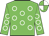 Green, white rings, quartered cap