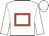 White, red hollow box