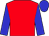 Red, Blue sleeves and cap