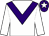 White, purple chevron, purple cap, white star