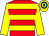 Red & yellow hoops, yellow sleeves, yellow & royal blue hooped cap