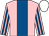 Pink, Royal Blue Stripe, Striped Sleeves, White cap