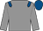 Grey, royal blue epaulets, royal blue cap