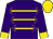 Purple, gold braids, gold cuffs, gold cap