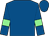 Royal blue, light green armlets